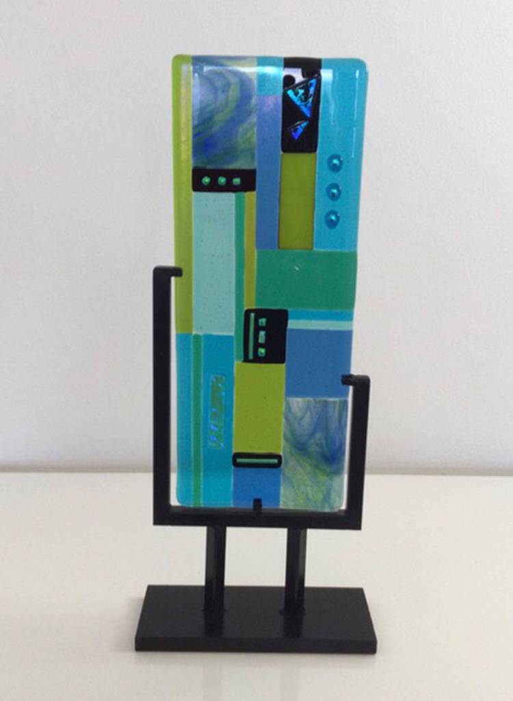 Fused glass art by Lizabeth Harper, one of 11 artists featured at the 2021 
ARTfusion event set for Labor Day Weekend in Sequim.