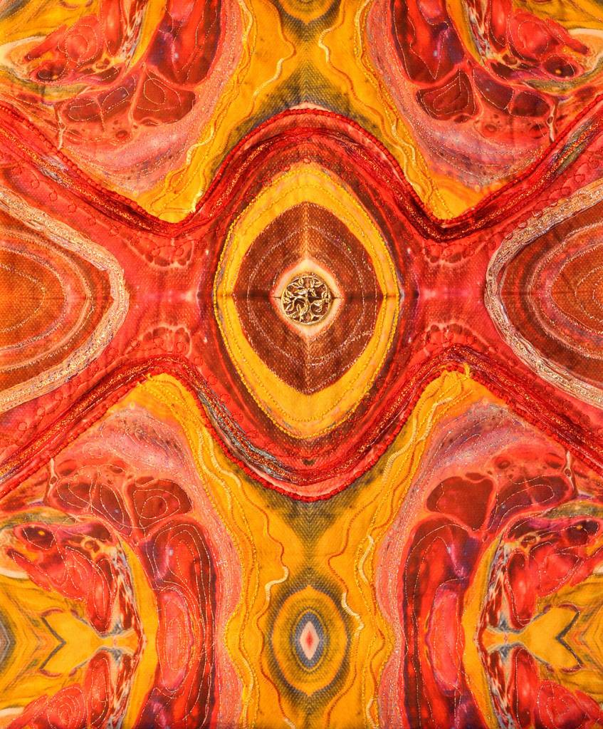 Lava Dreams by Donna Lee Dowdney, a partcipant in the 16th Annual North Olympic Fiber Arts Festival. Submitted art