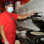 Jose Garcia, co-owner of Joses Famous Salsa, says he and his wife have kept most of their employees during the pandemic, thankfully. All of our employees are really awesome, said co-owner Angee Garcia. If not for them, then Id be struggling. Sequim Gazette photo by Matthew Nash