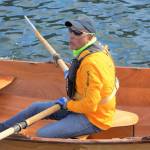 Joel Cziok in his kit-built boat. Photo by Durkee and Mary Jeanne Richards