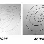 For Deep Brain Stimulation (DBS), patients like Cathie Osborne are asked to draw a spiral and medical staff adjust the low-intensity electrical impulses to nerves to better control tremors for patients with essential tremor and Parkinsons disease. Photos courtesy of Cathie Osborne