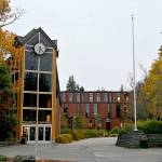 Community members are invited to help Peninsula College replace outgoing president Luke Robins at two upcoming forums, set in early November. Sequim Gazette photo by Michael Dashiell