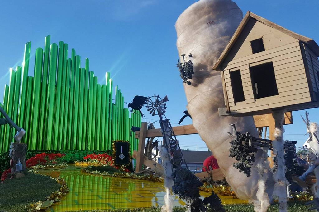 The Sequim Irrigation Festivals Wizard of Oz-inspired float was designed with animation in mind, said designer Guy Horton. With 13 moving elements, it won major awards in Tacoma and Seattle. Photo courtesy of Guy Horton