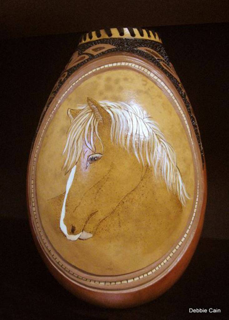 Gentle rider by Debbie Cain, a featured artist at the Blue Whole Gallerys exhibit Gentle and Tranquil, showing this November. Submitted photo