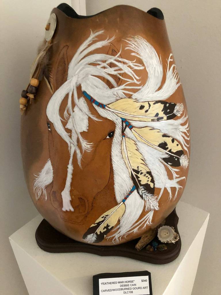 Iron horse by Debbie Cain, a featured artist at the Blue Whole Gallerys exhibit Gentle and Tranquil, showing this November. Submitted photo