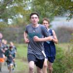 Sequims Colin Feik competes at an Olympic League meet at Lincoln Park in Port Angeles on Oct.6. Photo courtesy of Caleb Gentry