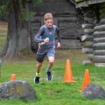 Sequims Bjorn Henrikson competes at an Olympic League meet at Lincoln Park in Port Angeles on Oct.6. Photo courtesy of Caleb Gentry