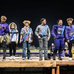 Students representing Sequim High Schools 2021 Homecoming royalty from junior, sophomore and freshman classes are announced at the halftime of the Homecoming game on Oct. 15. Sequim Gazette photo by Michael Dashiell