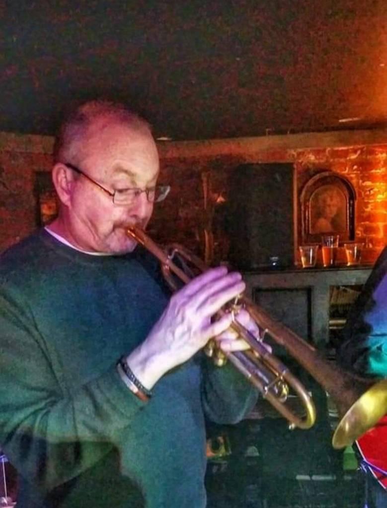 Band director for decades at Stevens Middle School in Port Angeles, Ed Donahue is set to play solos as occupier of the jazz chair in the Stardust Big Band trumpet section at the groups Nov. 7 concert at Olympic Theatre Arts Center. Submitted photo