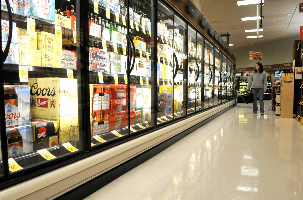 There are more than 25 new cases and coolers throughout Sequim Safeway following its finished remodel. Sequim Gazette photo by Matthew Nash