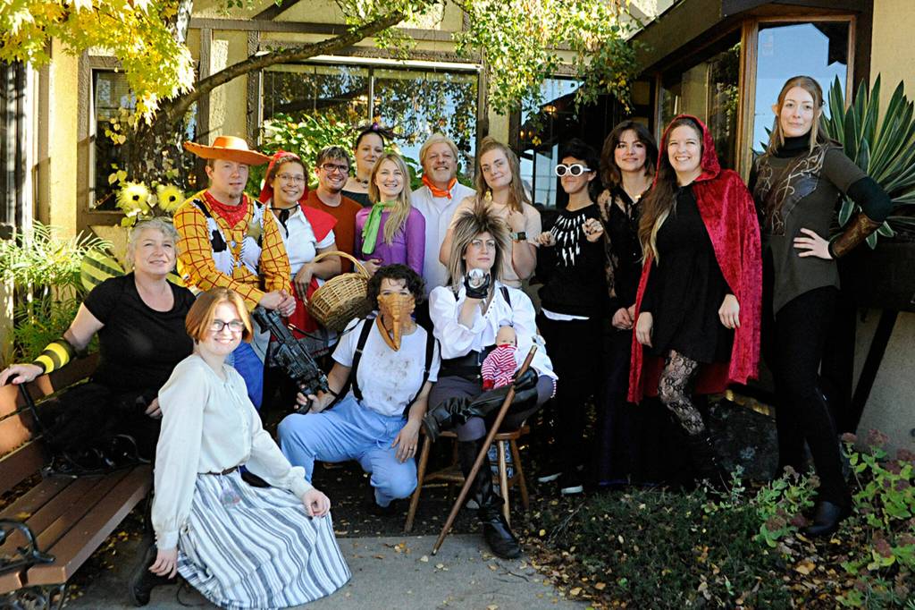 Staff at the Oak Table Café brought Disney, literary, TV and movie, and many more characters to life on Halloween. Sequim Gazette photos by Matthew Nash