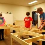 Teens prepare a railroad-themed event for area youth set for Nov. 13 at the Sequim Adventist Church. Photo by Nathan Byers