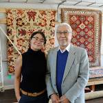 For five years, Mohammad Amin Rahmati has repaired, washed and sold rugs through his Oriental Rug Care on Bell Street. He and his family, including daughter Muzghan Muzgi left Afghanistan in 1980 during the Soviet-Afghan War and eventually arrived in Los Angeles on Christmas Day 1982. Hes carried on a family tradition with rugs. Sequim Gazette photo by Matthew Nash