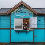 On a cold, wet and windy day in November, Madeline Keehn and Kaylee Brown whip up hot drinks at Ohana Coffee Company, located at 41 Gilbert Rd, Sequim, right off the north side of Highway 101. Ohana celebrated its 10th anniversary this October. Sequim Gazette photo by Emily Matthiessen