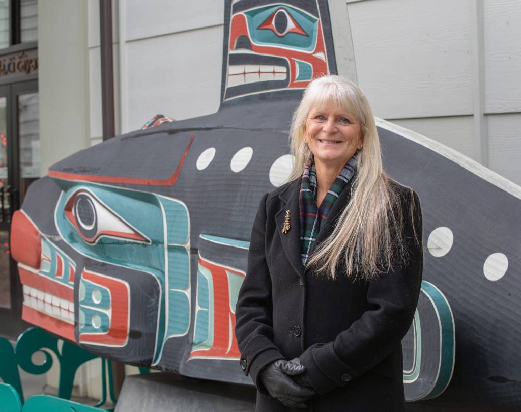 Annette Nesse, pictured here at the Jamestown SKlallam Tribes main campus in Blyn, is retiring from three decades of work with the tribe. Sequim Gazette photo by Emily Matthiessen