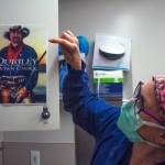 Dr. Matthew Niemeyer was a big fan of Quigley Down Under, and even had a special black powder rifle made for him with which he participated in a shooting contest in mid-1800s clothing. Sequim Gazette photo by Emily Matthiessen