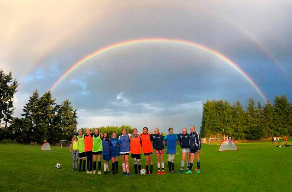 Storm King FC's Team Avalanche, a girls 2010 (U-12) team, gets in a practice in Agnew. Photo courtesy of Storm King FC