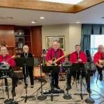Buttercup Lane  which includes, from left, members Mike and Diane Johnson, Rodger Bigelow, Dave Keyte and Joe Dentrone  play at Olympic Theatre Arts Center on Jan. 67, part of the First Friday Art Walk Sequim for January. Submitted photo
