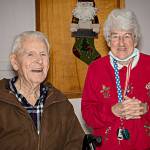 Between them, Bob Clark and Helen Bucher hold 60 and 75 years membership through the Sequim Prairie Grange. They were recently honored for their commitment to the organization.