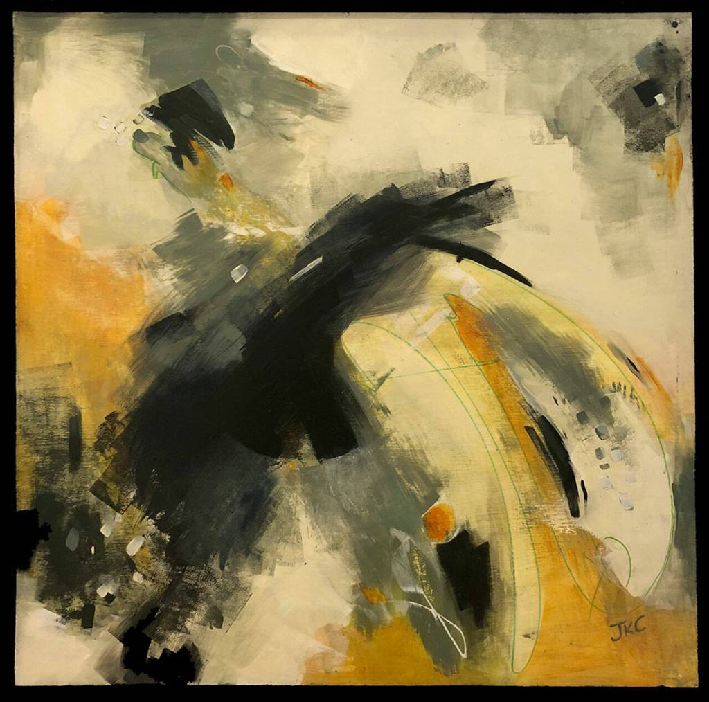 Riding the Echo II by Jeannine Chappel, a featured artist at the Blue Whole Gallery in February. Check out Chappells and Barbara Boerigters artwork during the First Friday Art Walk Sequim event on Feb. 4. Submitted artwork