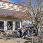 Sequim Gazette photos by Emily Matthiessen
The Jamestown SKlallam Tribe now serves as landlord to multiple downtown Sequim businesses, including Hurricane Coffee Company. The businesses remain independently owned with tribal staff saying there are tentative plans to add a cultural center and/or art gallery and more in adjacent open spaces.