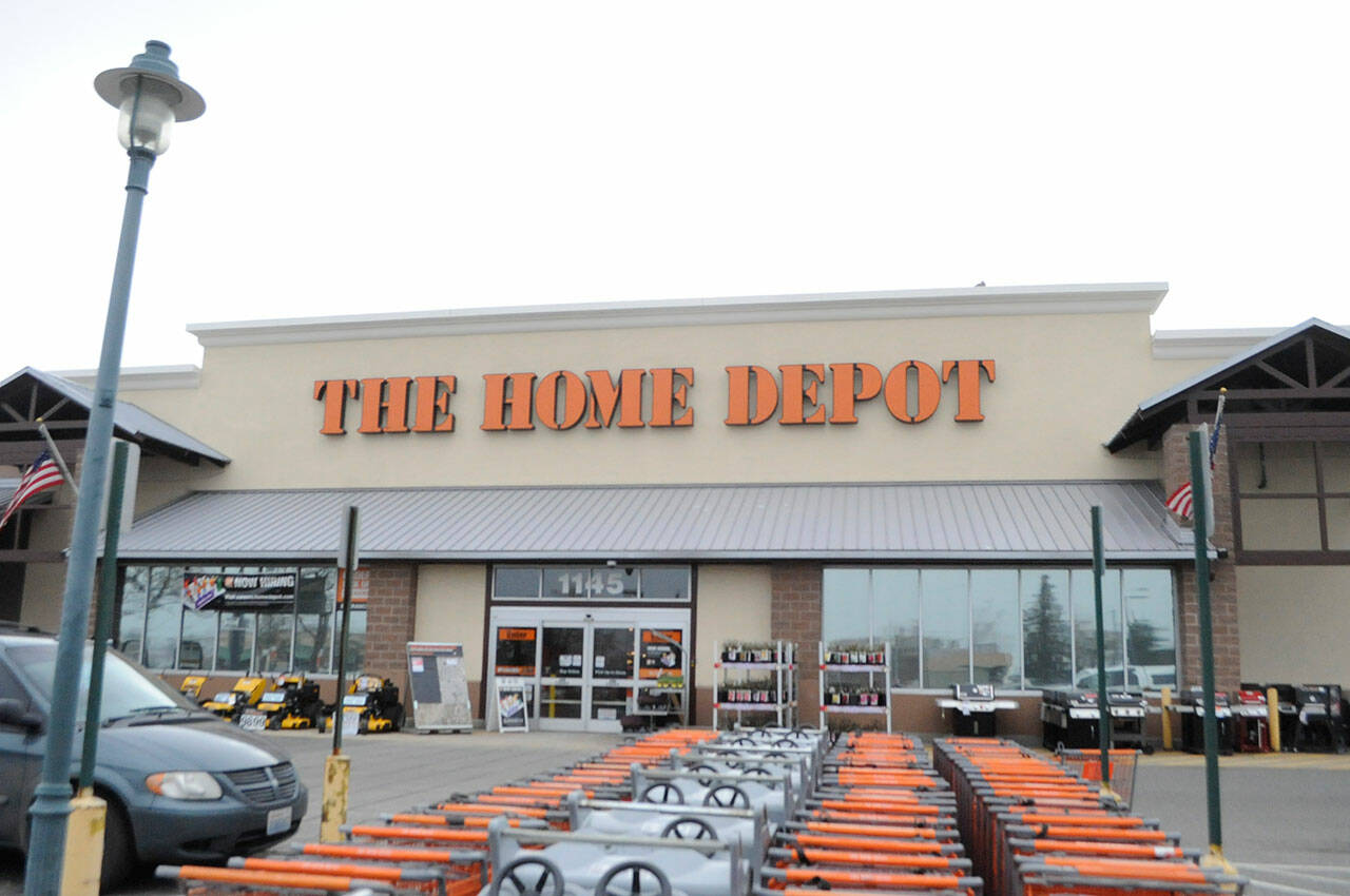On Feb. 8, Sequim Police Department and Home Depot employees partnered for a one day Blitz to prevent thefts in the store. They recovered more than $1,000 in stolen goods. Sequim Gazette photo by Matthew Nash