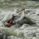 Taking a dory through Lava Falls, the biggest of the Colorado River rapids. Photo by Dave Shreffler