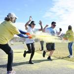 Sequim Gazette file photo by Michael Dashiell
Participants are covered in color during the 2021 Sun Fun Color Run. The event sold out its 1K and 5K spots last week but volunteers are still needed through the City of Sequim for the event on March 5 in the Albert Haller Playfields.