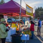 Light through the Eggroll Hut.... Sequim Gazette photo by Emily Matthiessen