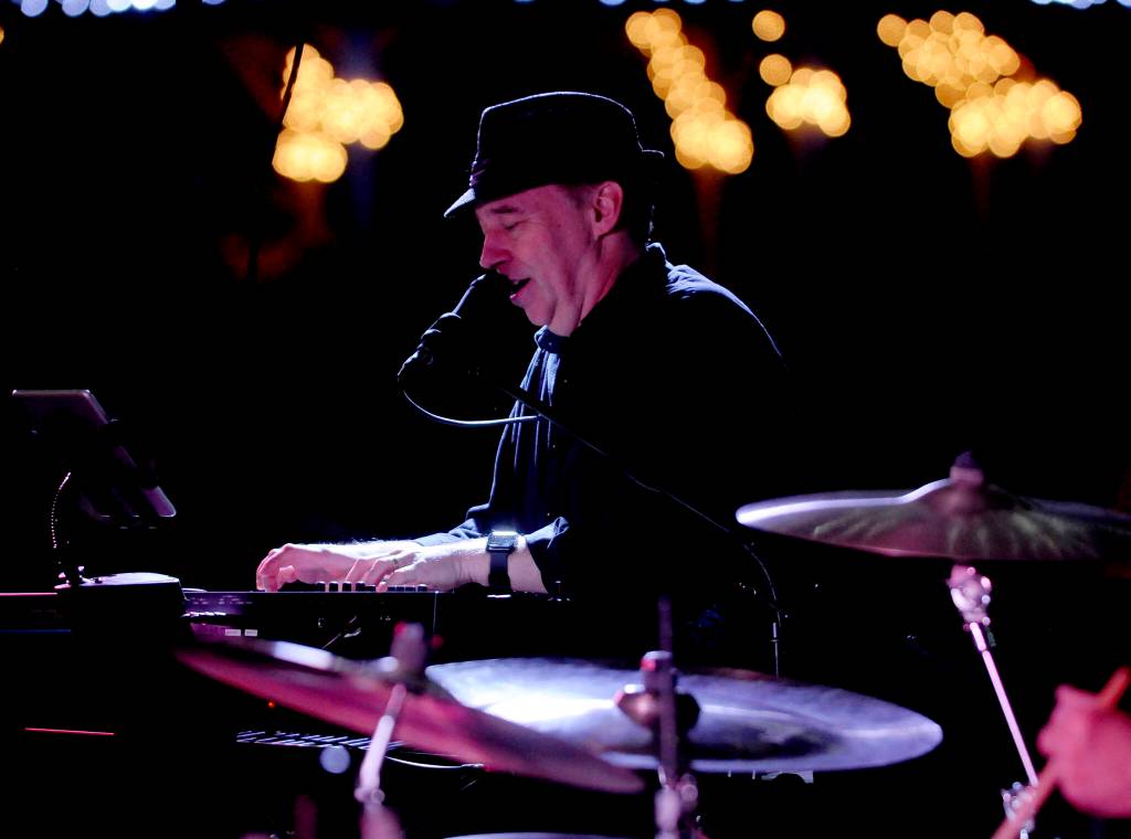Keyboardist Todd Ortloff and Black Diamond Junction entertain the Sequim Sunshine Festival crowd at Carrie Blake Community Park on March 5. Sequim Gazette photo by Michael Dashiell