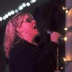 Vocalist Amanda Bacon and Black Diamond Junction entertain the Sequim Sunshine Festival crowd at Carrie Blake Community Park on March 5. Sequim Gazette photo by Michael Dashiell
