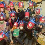 Submitted photo
Students in Doreen Minards second grade class at Helen Haller Elementary School celebrate Read Across America day by reading Dr. Seuss books and creating their own Cat in the Hat hats.