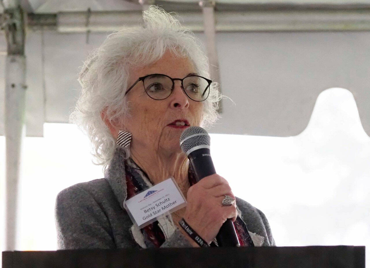 Betsy Reed Schultz, mother of Capt. Joseph Schultz and founder of Captain Joseph House, helps host a tour of the Port Angeles facility on March 20 and March 21. Submitted photo