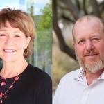 Photos courtesy of City of Sequim/ Sarah VanAusdle was recently named the City of Sequims Sequim Public Works Director, and Don Ctibor the citys Public Works Deputy Director.