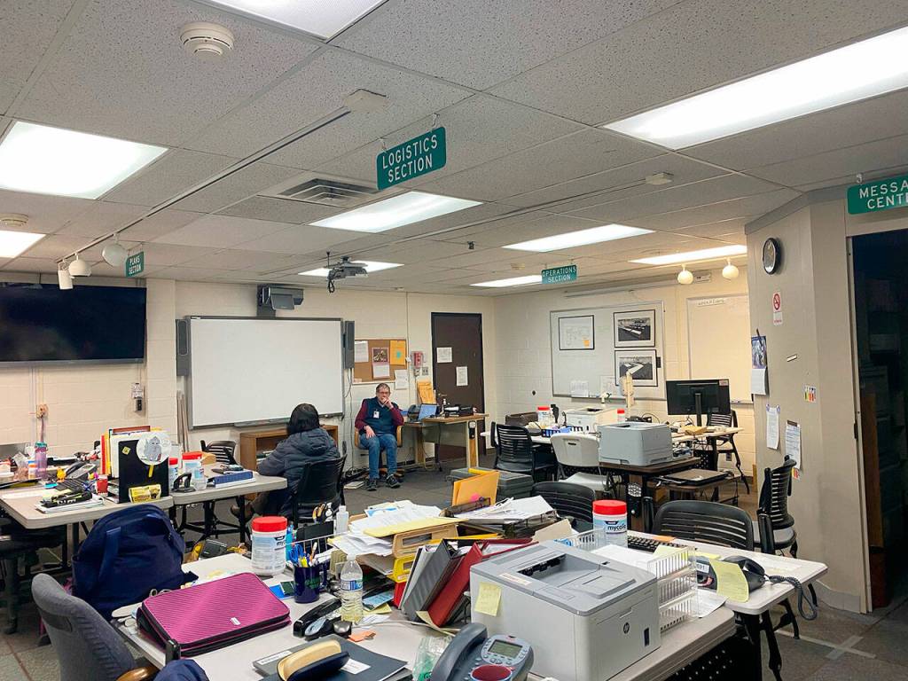 The current public safety facility is shown in the basement of the Clallam County Courthouse in Port Angeles. Photo by Ken Park/Olympic Peninsula News Group