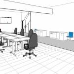 An artists rendering shows one of three designs being considered for the Sequim School Districts new boardroom. Graphic by design2LAST