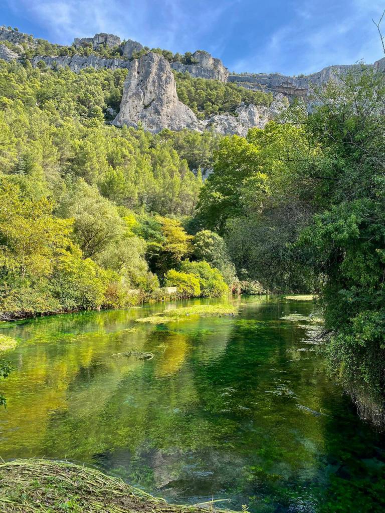 Fontaine-de-Vaucluse, France. Photo by Mark Cohen and Kate Titus