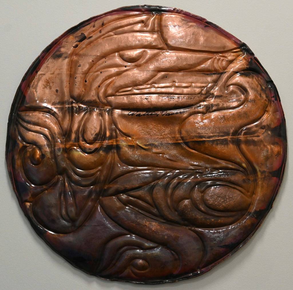 Sequim Gazette photo by Michael Dashiell
Tribal artwork lines the walls at the Jamestown SKlallam Tribes Healing Clinic.