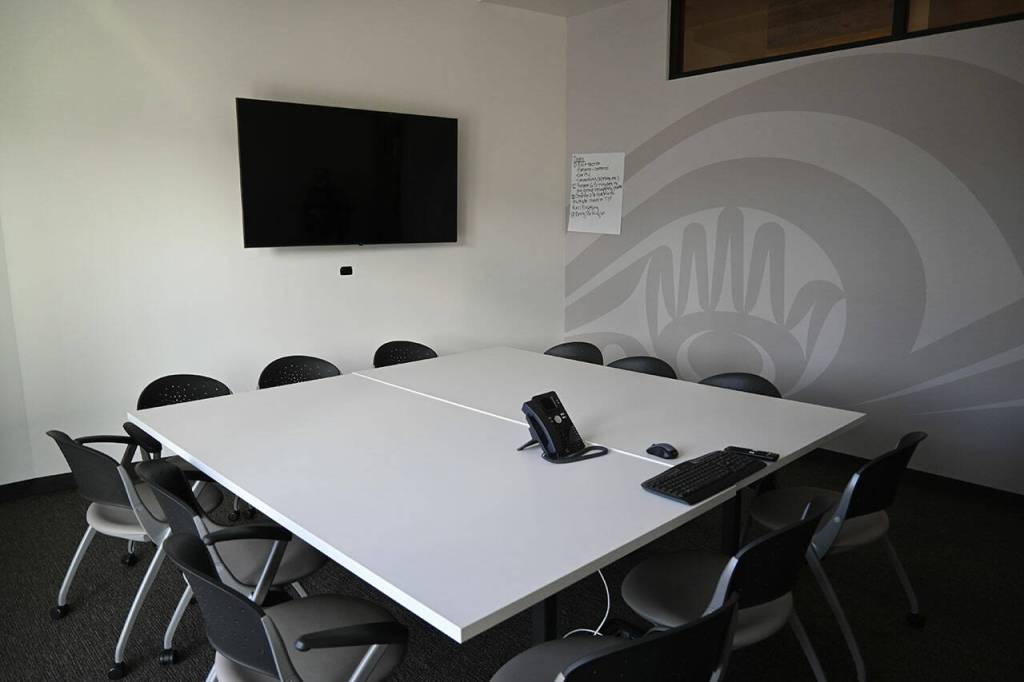 The Healing Clinic features several conference rooms, where patients with opioid-use disorder (OUD) treatment will receive counseling. Sequim Gazette photo by Michael Dashiell