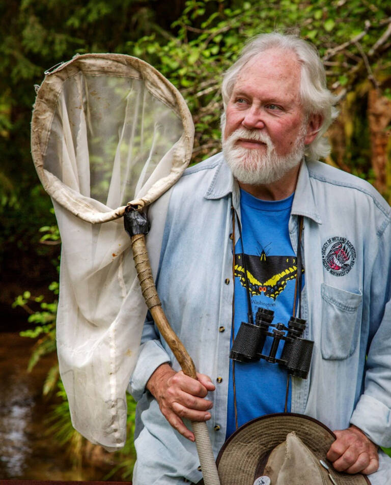 Dr. Robert Pyle is the featured speaker at the North Olympic Land Trust's 2022 Conservation Breakfast. Photo courtesy of Tom Pyle