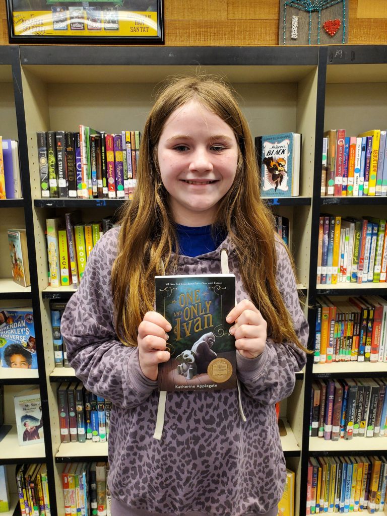 Submitted photo
Zoei McCullem, a fifth-grader in Saxon Holts class at Helen Haller Elementary School, is a Star Reader winner.