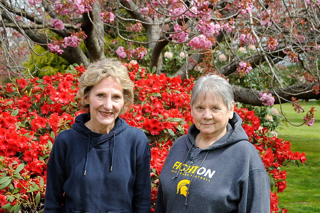 Sequim Gazette Photo by Matthew Nash
Vina Winters and Joan Whiting, president and treasurer of the Sequim Prairie Garden Club, said last years Plant Sale in Pioneer Memorial Park was their biggest ever and they hope to build off that. The community is very excited, Winters said.