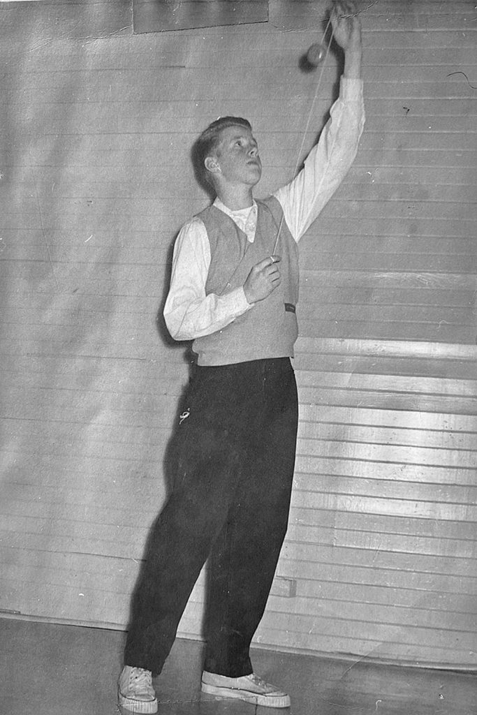 Photo courtesy of the Schmidt Family/ At age 12, Roger Schmidt was named King Countys yo-yo champion and won a Schwinn bicycle.