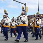 Michael Dashiell/Sequim Gazette
The Sequim High School and Sequim Middle School bands, under the direction of George Rodes, entertains the Grand Parade crowd Saturday afternoon.