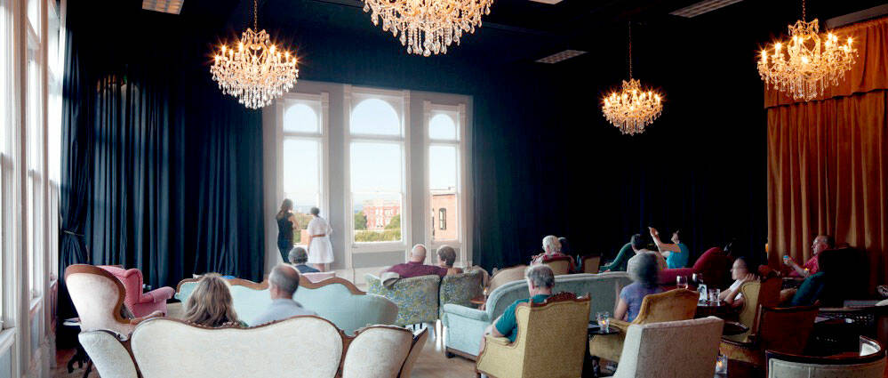 Rocky Friedman opened the Starlight Room in 2013 in partnership with David Hero and Alison Hero Powers of Silverwater Cafe. Located in a building adjacent to the Rose Theatre, its a 21-plus venue where moviegoers can sip on a cocktail while watching a classic Hollywood movie or foreign film. Photo by Laura Simmer