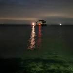 Photo courtesy Brian Pace/ A home purchased by Martha Vaughan awaits high tide to come in for delivery in Dungeness on June 8.