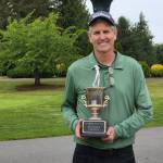 Jeff Jones is The Cedars at Dungeness Mens Club Senior Championship winner (low gross), finishing in 154 shots over the two-day tourney held June 13 and June 15. Submitted photo