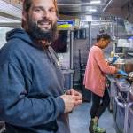 Charmaine and Caleb Messinger enjoy each others company as they operate the Southern Nibble, a South Carolina Lowland style food truck which serves food in locations around Sequim and Port Angeles. Gazette photo by Emily MatthiessenSequim Gazette photo by Emily Matthiessen