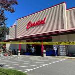 Sequim Gazette photo by Matthew Nash
Sequim Police Department continues to investigate an early morning burglary on Friday, June 24, at Coastal where the front door was smashed open.