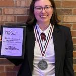 Madelyn Pickens placed second in the Family Medicine Physician competition for the HOSA International Leadership Conference in Nashville, Tenn., last month. She placed second in the virtual, international event, Clinical Speciality, in 2021.